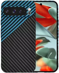 Husa pentru Google Pixel 9 Pro XL - Techsuit Carbonite FiberShell - Blue Pulse 