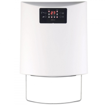Termoventilator pentru baie Elite EWH-1375 2000W 2 trepte Termostat digital Timer Functie fereastra deschisa Alb 