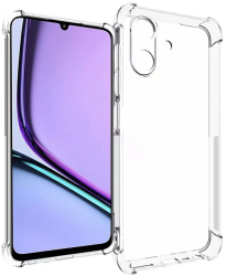 Husa pentru Realme Note 60 - Techsuit Shockproof Clear Silicone - Clear 