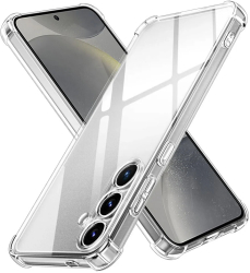 Husa pentru Samsung Galaxy S24 FE - Techsuit Shockproof Clear Silicone - Clear 