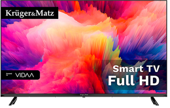 Tv Full Hd 43 Inch 108cm Smart Vidaa Kruger&matz 