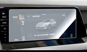 Volkswagen Teramont 2024 ecran navigatie + display ceasuri folie protectie King Protection 