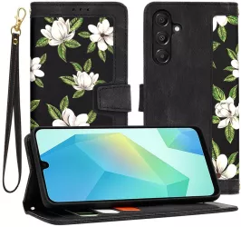 Husa pentru Samsung Galaxy A16 4G / A16 5G - Techsuit FlipCraft - Flowers of the Dawn 