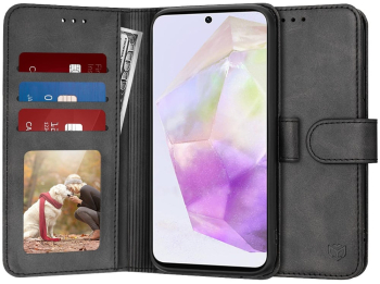 Husa pentru Samsung Galaxy A36 5G - Techsuit Diary Book - Black 