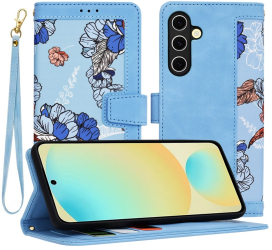 Husa pentru Samsung Galaxy S24 FE - Techsuit FlipCraft - VibrantA Blue 