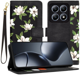 Husa pentru Xiaomi 14T Pro - Techsuit FlipCraft - Flowers of the Dawn