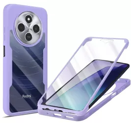 Husa pentru Xiaomi Redmi 14C / Poco C75 + Folie - Techsuit ColorVerse 360 Series - Purple 