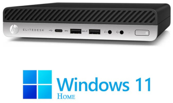 HP EliteDesk 800 G5 Mini PC, Core i5-9500T pana la 3.70GHz