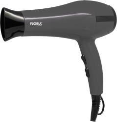 Uscator de par FLORIA ZLN-8986 Putere 1800 W 2 Trepte de viteza 3 Trepte de temperatura Gri 