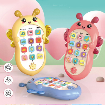 Childrens cartoon early education educational science learning simulation smart phone - color LB-C103 little bee three colors mixed 