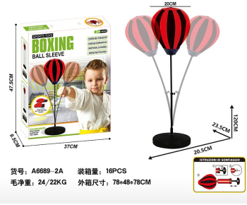 Household Taekwondo Sanda Boxing Gloves Boxing Target Boy Toys - Color 120 Boxing Set English Color Box Version
