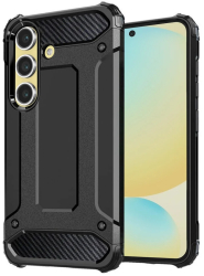 Husa pentru Samsung Galaxy S24 FE - Techsuit Hybrid Armor - Black 