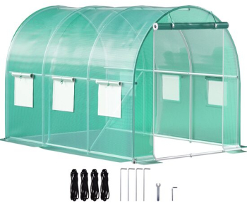 Sera pentru flori si legume Cadru otel galvanizat 3x2x2 m 6 ferestre 140 g/cm³ PE 