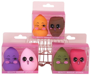Set 2 buretei pentru make-up model random multicolor
