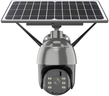 Camera de Supraveghere 4G cu Panou Solar TSS-S03N 4MP FullHD Night Vision Ir 25m Slot SD Card cu Acumulatori Inclusi si Aplicatie Live 