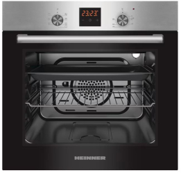 Cuptor incorporabil Heinner Electric 56 l Mutifunctional 7 Functii Grill Display Touch Clasa A Inox