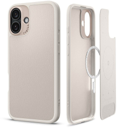 Husa pentru iPhone 16 - Spigen Cyrill Kajuk MagSafe - Cream 
