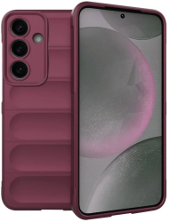 Husa pentru Samsung Galaxy S25 - Techsuit Magic Shield - Bordeaux 