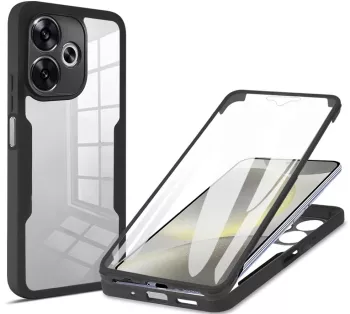 Husa pentru Xiaomi Poco F6 + Folie - Techsuit ColorVerse 360 Series - Black 