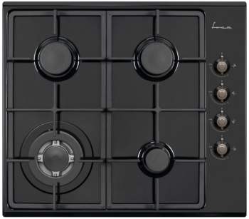 Plita incorporabila Fram Gaz 4 Arzatoare WOK Gratar fonta Control lateral Aprindere electrica Dispozitiv de siguranta 