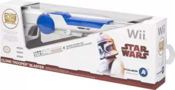 Pusca Nintendo Wii - Star Wars - Clone Trooper Blaster 