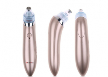 Aparat Pentru Curatarea Tenului Klausstech 4 Capete Interschimbabile Desgin Ergonomic Mov
