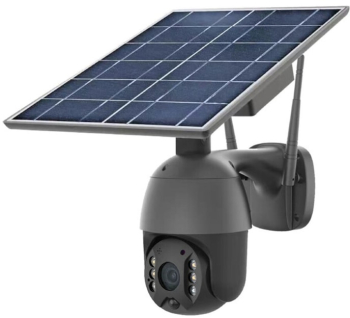Camera de Supraveghere 4G cu Panou Solar TSS-S04N 4MP FullHD Night Vision IR 20m Slot SD Card cu Acumulatori Inclusi si Aplicatie Live 