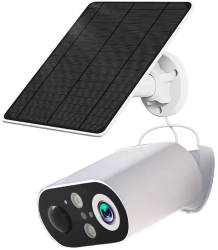 Camera de Supraveghere 4G TSS-D201 3MP Full HD cu Panou Solar Bullet Detectia Miscarii Vedere nocturna Rezistenta La Apa IP66 