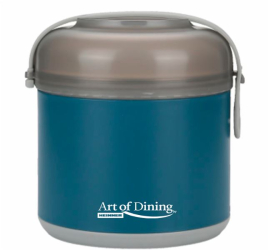 Caserola termica cu perete dublu Art of dining by Heinner Loca inox 600 ml albastru