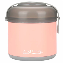 Caserola termica cu perete dublu Art of dining by Heinner Loca inox 600 ml roz 