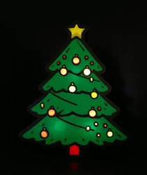 Caseta luminoasa LED in format 3D &bdquo Christmas Tree&rdquo
