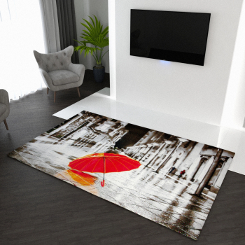 Covor Model Umbrela 11128-192 Marime 120 x 170 cm Multicolor Inaltime Fir 9 mm Antialergic Polipropilena Living Dormitor Sufragerie Birou 