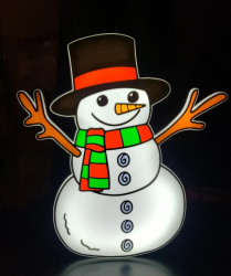 Figurina luminoasa &bdquo Frosty The Snowman&rdquo