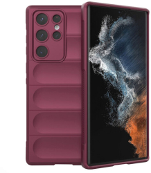 Husa pentru Samsung Galaxy S22 Ultra 5G ApcGsm Magic Shield Bordo 