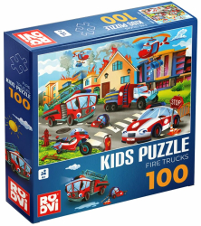 PUZZLE 100 - FIRE TRUCKS - 79701 - 79619-04 