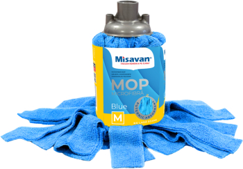 Rezerva mop Misavan microfibra marimea M albastru