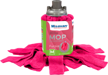 Rezerva mop Misavan microfibra marimea M fucsia 