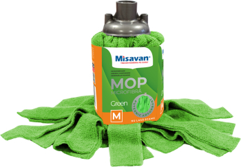 Rezerva mop Misavan microfibra marimea M verde