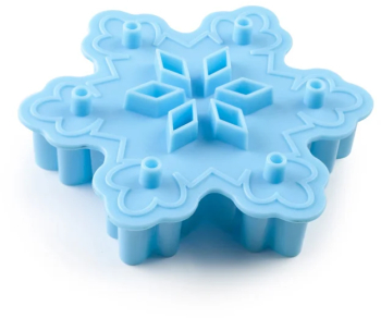 Forma fursecuri fulg de nea Ibili plastic 10 cm albastru 