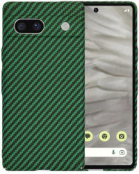 Husa pentru Google Pixel 7a - Techsuit Carbonite FiberShell - Green 
