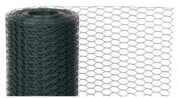 Gard plasa rabitz pvc verde 13 mm 0.9 mm inaltime 0.5 m