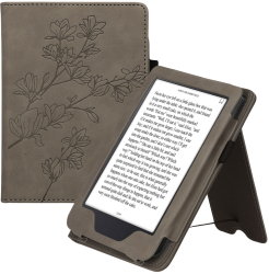 Husa kwmobile pentru Kobo Clara 2E Piele ecologica Gri 60055.02 