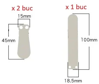 Placa supapa cap compresor piston de 80mm 2buc/set CH020 