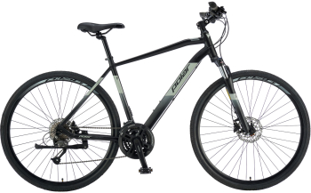 Bicicleta Trekking Polar Forester Pro - 28 Inch L Negru-Gri