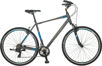 Bicicleta Trekking Polar Helix - 28 Inch XL Gri-Albastru 