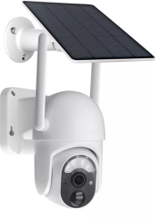 Camera de Supraveghere Profesionala 4G cu Panou Solar TSS-S40-4G PTZ Dome Full HD 3MP Zoom digital 4X IR 20m cu Aplicatie Mobila 