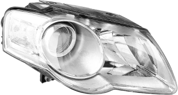 Far TYC pentru vw Passat b6 3c partea dreapta cu motor electric tip bec h7+h7