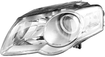 Far TYC pentru vw Passat b6 3c partea stanga cu motor electric tip bec h7+h7