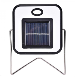 Lampa Solara Klausstech Functie De Baterie Externa Dimensiuni Reduse 2 Trepte De Iluminare Economica 30led-uri Alb/negru 