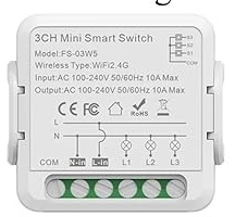 Mini Releu 3 Canale inteligent Wi-Fi programabil Compatibil cu app Tuya Smart Life Control vocal Alexa Amazon Google Home 10A Smart 
